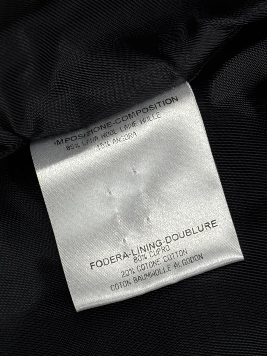 AW2008 Balenciaga Grey Wool Houndstooth Funnel Neck Jacket eFCELFAj 10