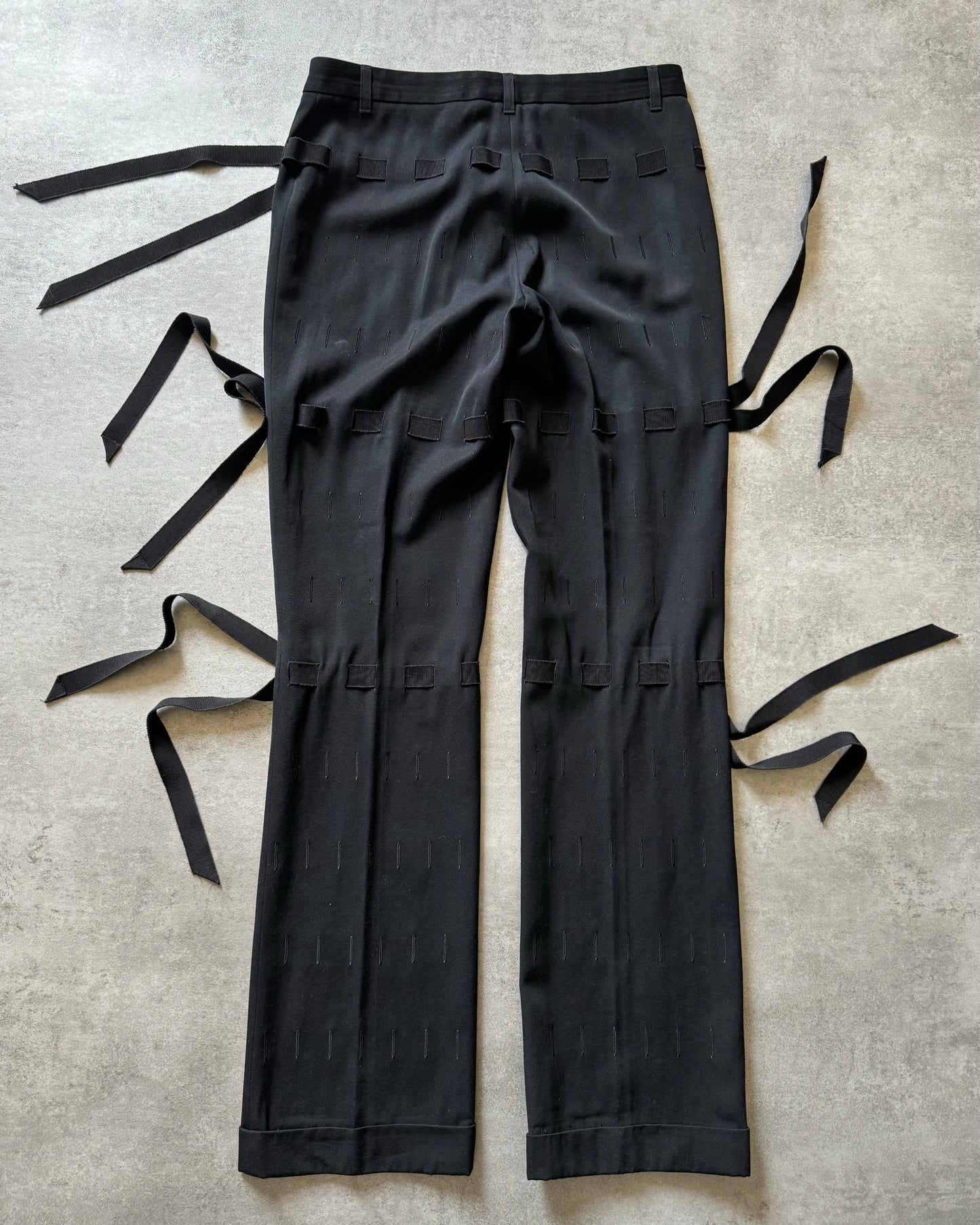 1990s Moschino Bondage Tailored Pants  (S) - 3