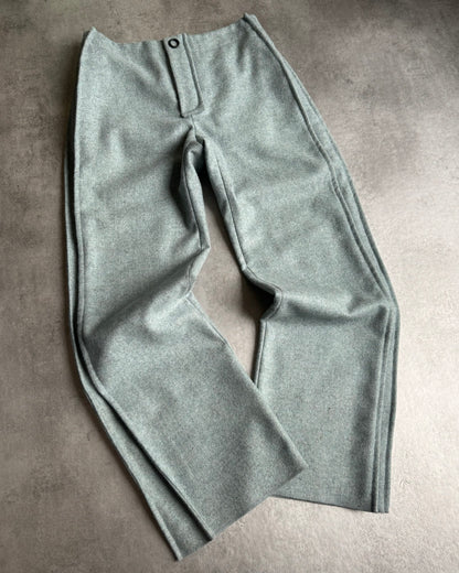 Acne Studios Wool Grey Modern Cozy Tailored Pants  (M) - 5