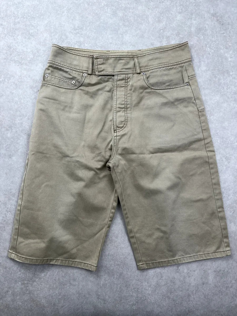 SS2005 Dior Homme Beige Zip Pocket Shorts by Hedi Slimane eOIWGIWP 0