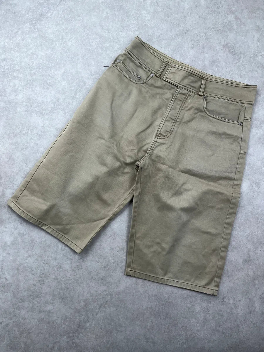 SS2005 Dior Homme Beige Zip Pocket Shorts by Hedi Slimane eOIWGIWP 7