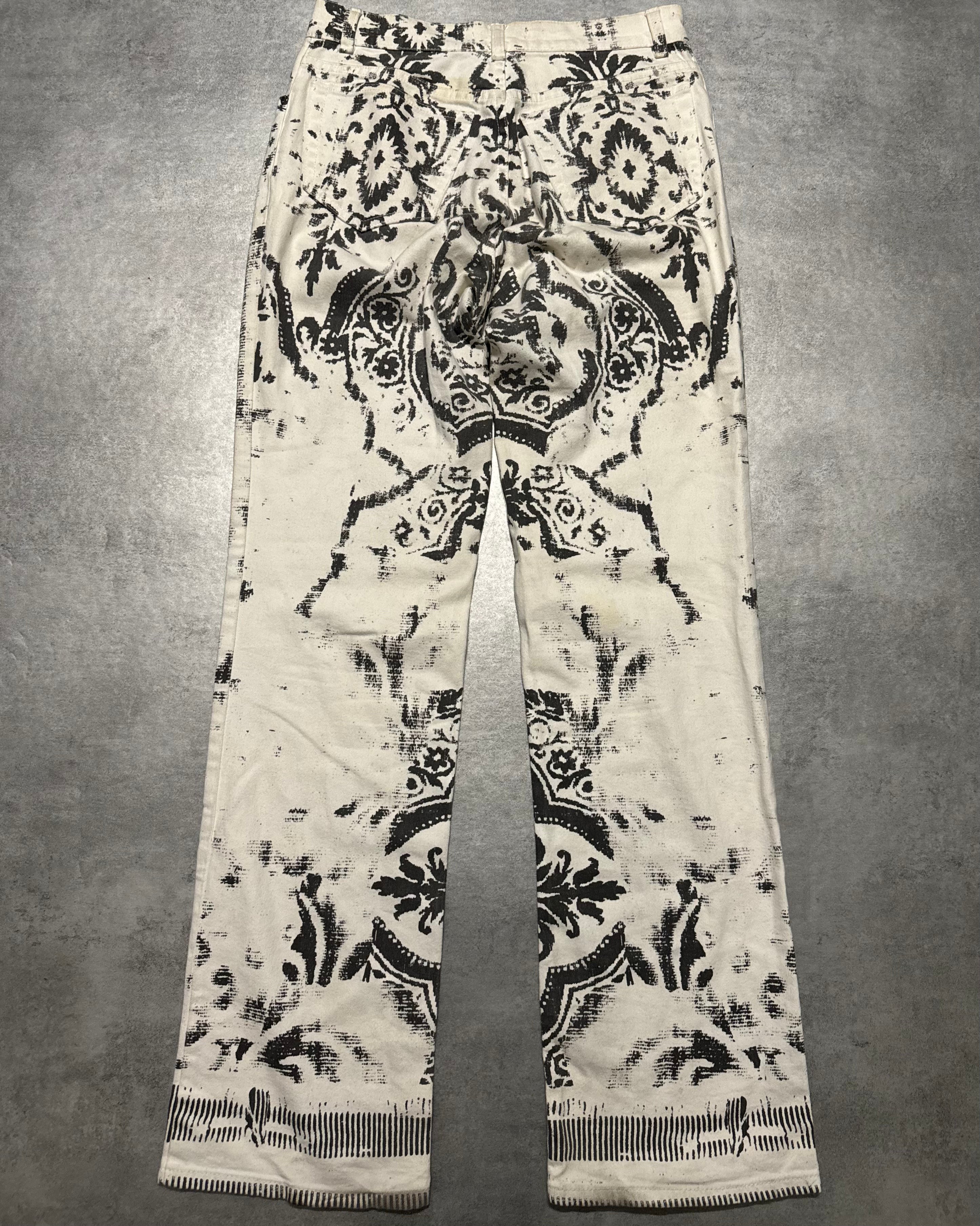 1990s Roberto Cavalli Royal Arabic Mozaic Pants (S) - 2