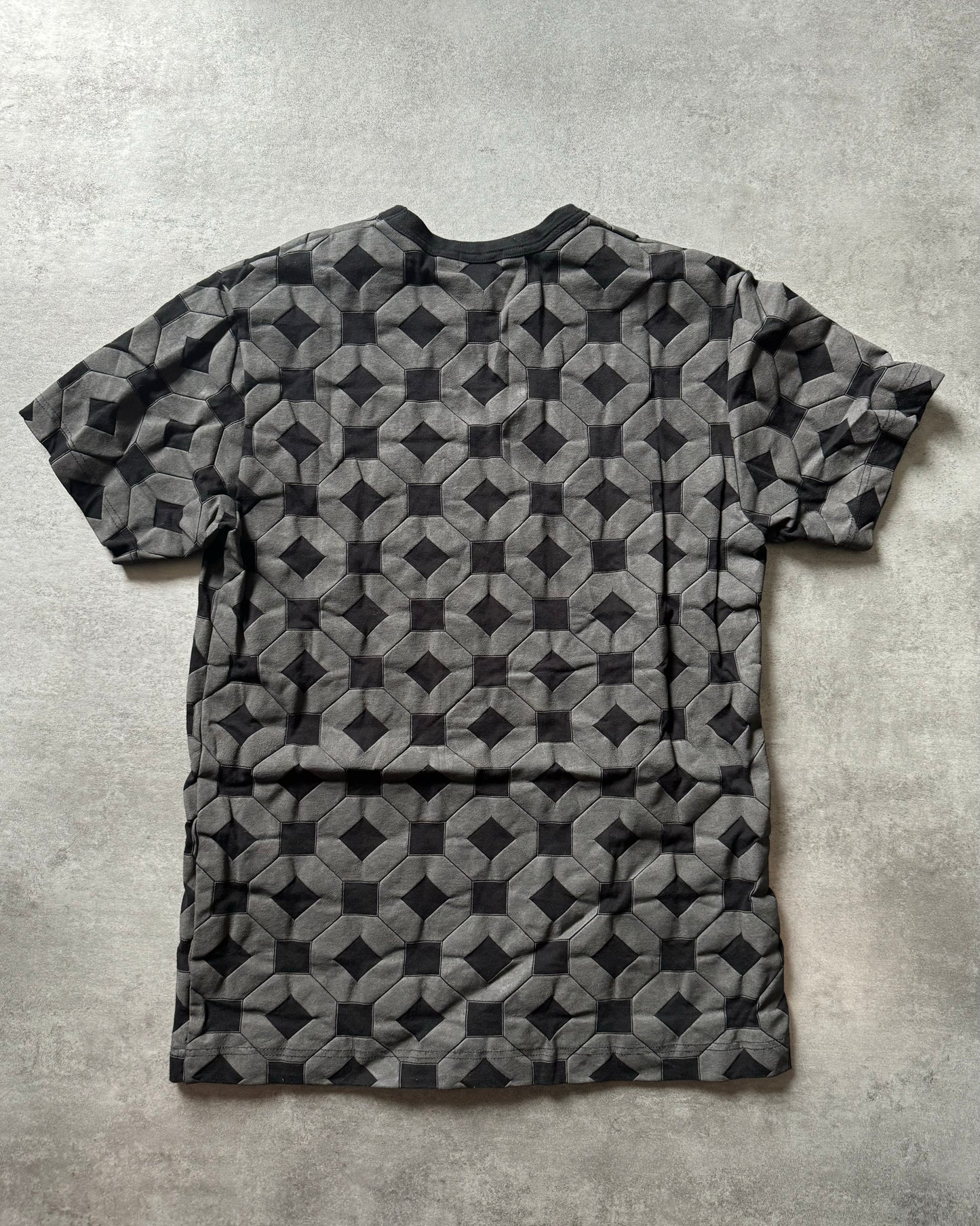 SS2018 Comme des Garçons Homme Plus Geometrical Leather Tee-Shirt (L) - 2