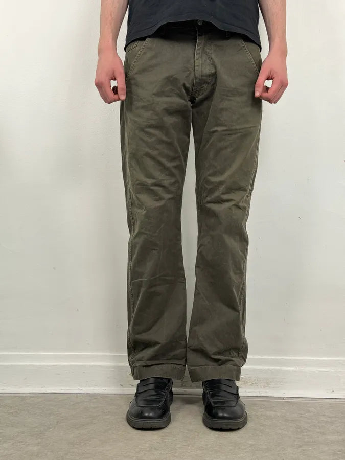 2000s Armani Olive Light Cozy Pants mgHtAYb 1