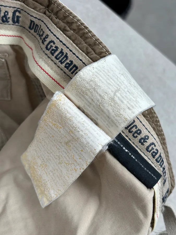 AW2004 Dolce & Gabbana Beige Military Cargo Pants eBDUKGh 14