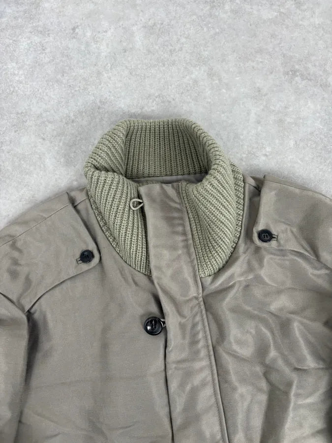 2000s Diesel Taupe Bomber Utility Army Jacket yjJsfYn 3