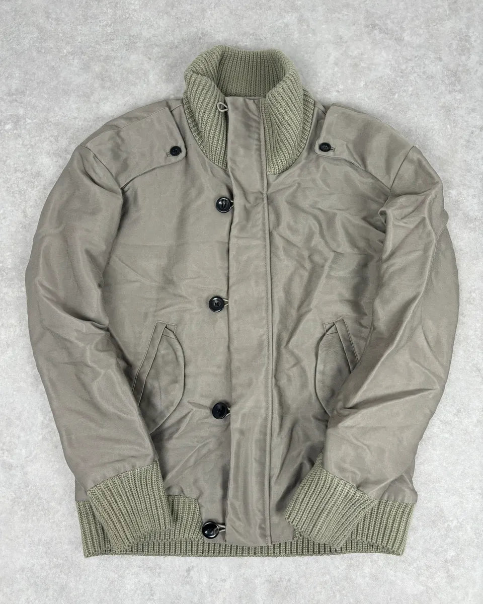 2000s Diesel Taupe Bomber Utility Army Jacket yjJsfYn 0