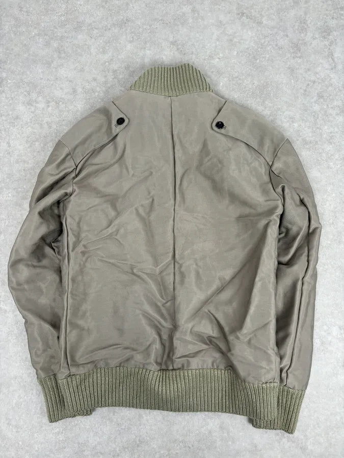 2000s Diesel Taupe Bomber Utility Army Jacket yjJsfYn 4