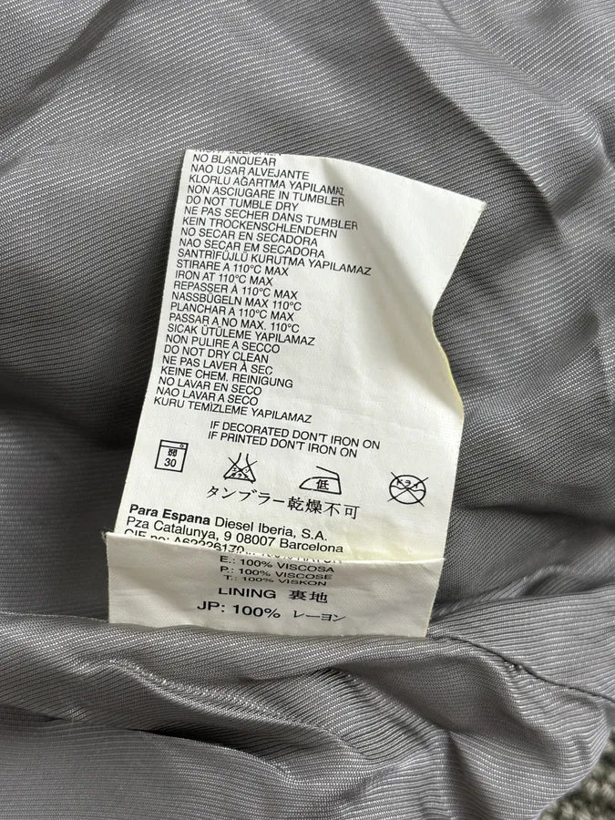 2000s Diesel Taupe Bomber Utility Army Jacket yjJsfYn 11