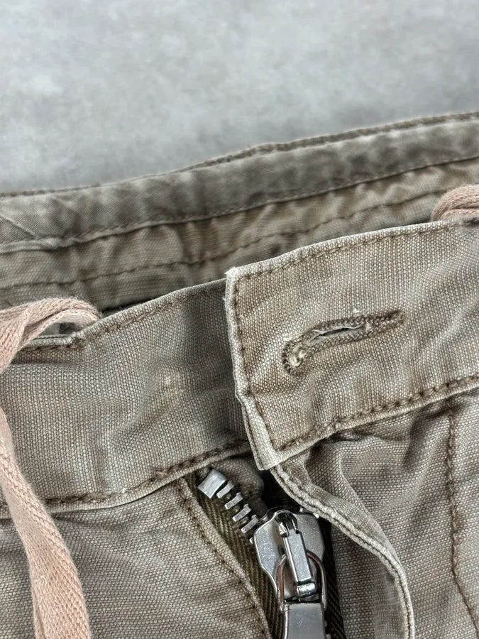 AW2006 Dolce & Gabbana Beige Cargo Military Pants WrvNMdq 11