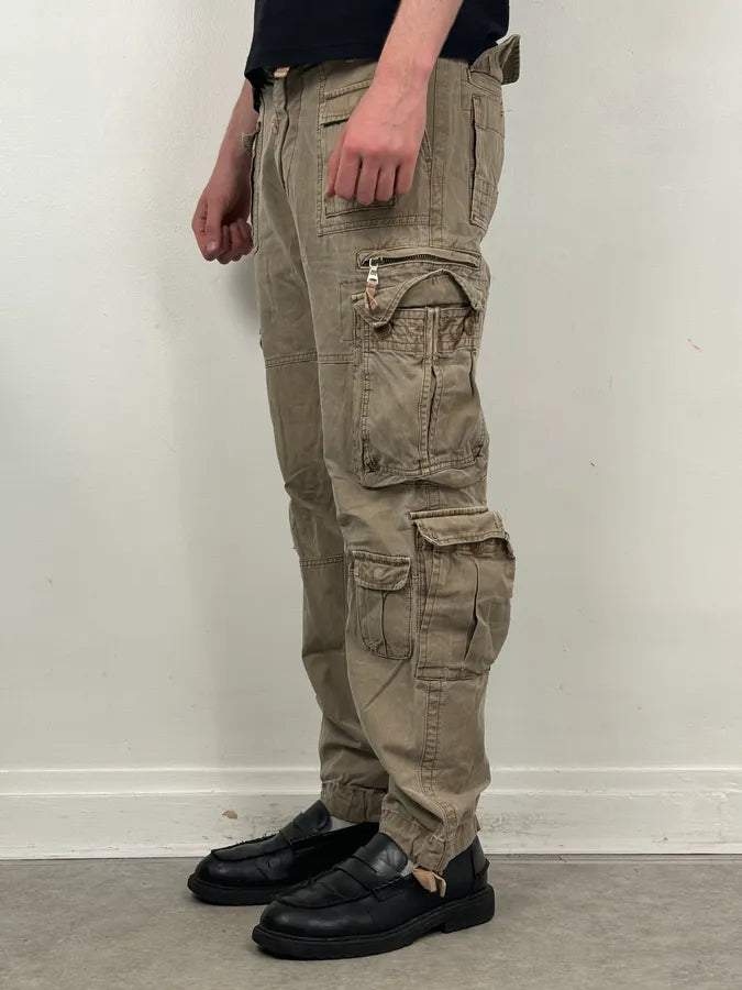 AW2006 Dolce & Gabbana Beige Cargo Military Pants WrvNMdq 2