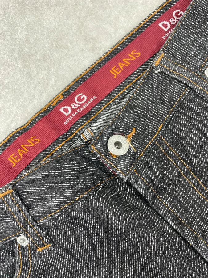 AW2003 Dolce & Gabbana Navy Denim Multi-Zip Jeans ZnsFvLP 8