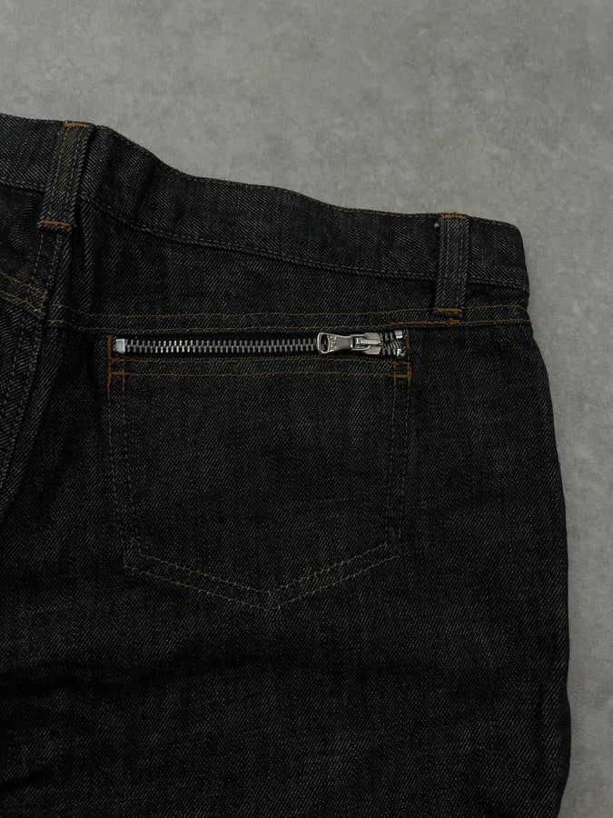 AW2003 Dolce & Gabbana Navy Denim Multi-Zip Jeans ZnsFvLP 10