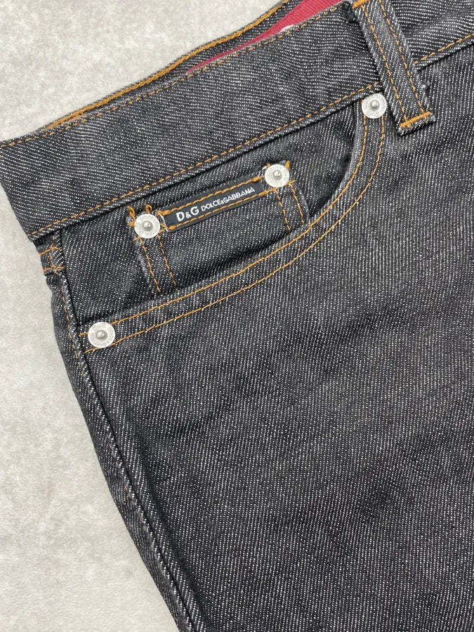 AW2003 Dolce & Gabbana Navy Denim Multi-Zip Jeans ZnsFvLP 7