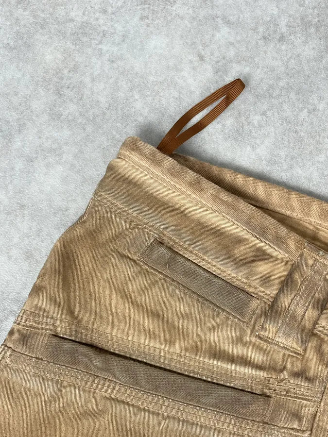 2000s Dolce & Gabbana Camel Waxed Effect Pants gDliwGw 8