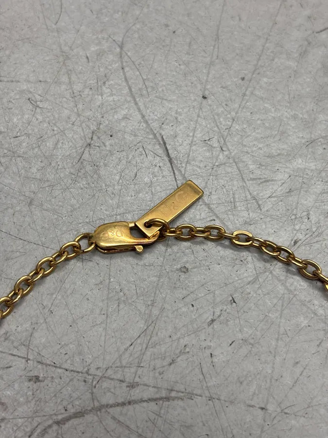 2000s Dolce & Gabbana Gold Metal Rosary Cross Necklace WVyfqeb 6