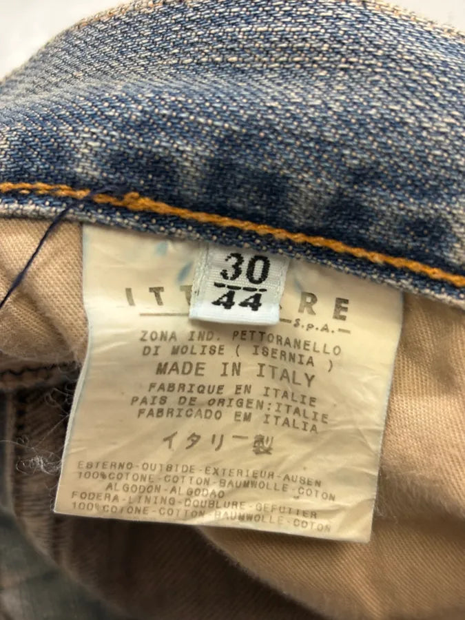 2000s Dolce & Gabbana Faded Blue Dark Denim Jeans cYaLPbN 10