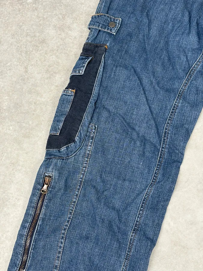 AW2004 Dolce & Gabbana Navy Denim Cargo Jeans FoeWcbS 10