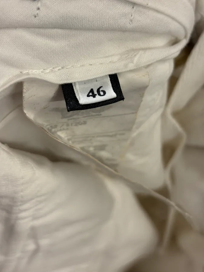 2000s Dolce & Gabbana White Cotton Cargo Pants Ffkqjzv 10