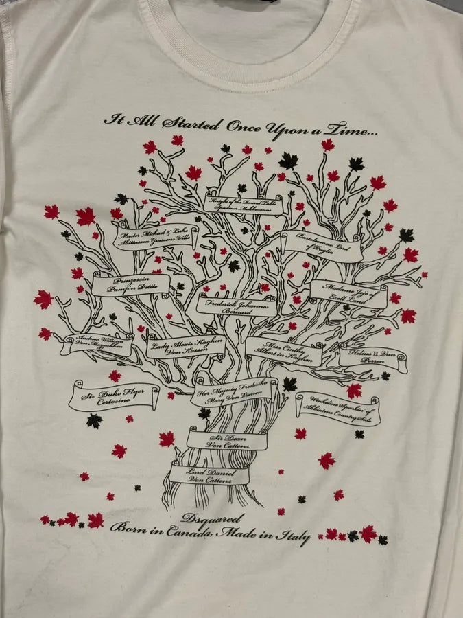 AW2006 Dsquared2 White Fairytale Tree Longsleeves vZAuRNx 3