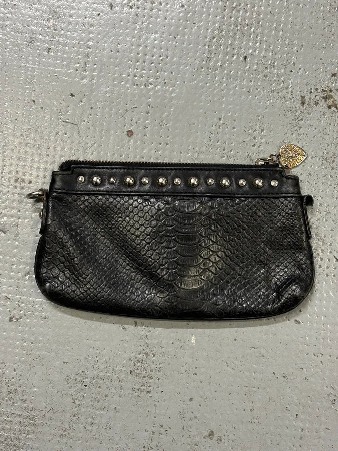 AW2007 Gucci Black Python Leather Studded Heart Bag by Frida Giannini gSIJPWq 7