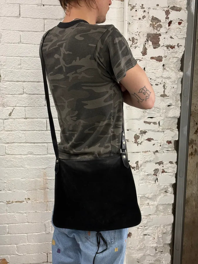 2000s Jean Paul Gaultier Black Suede Shoulder Bag  ywfKDfn 2