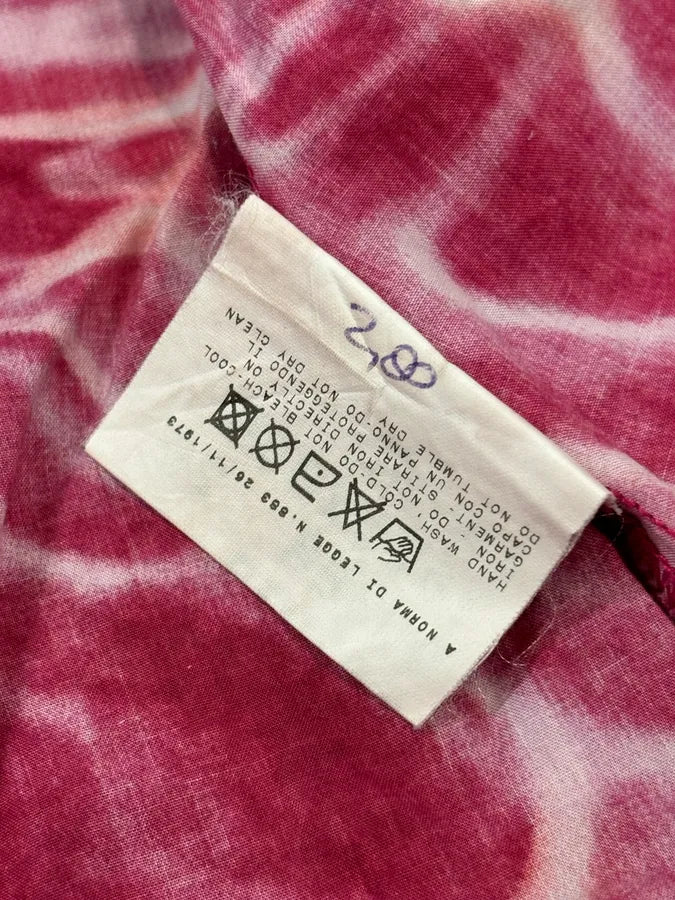 2000s Cavalli Fuchsia Pink Wave Abstract Tie-Dye Shirt kYJPXQB 11