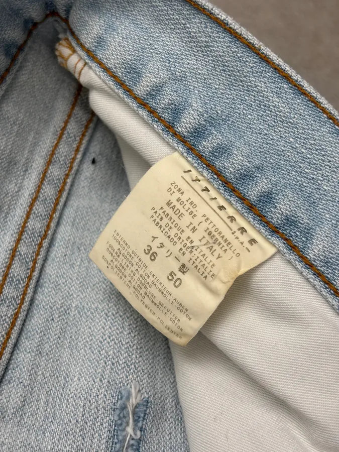 SS2005 Cavalli Light Blue Denim Washed Jeans iewBacM 11