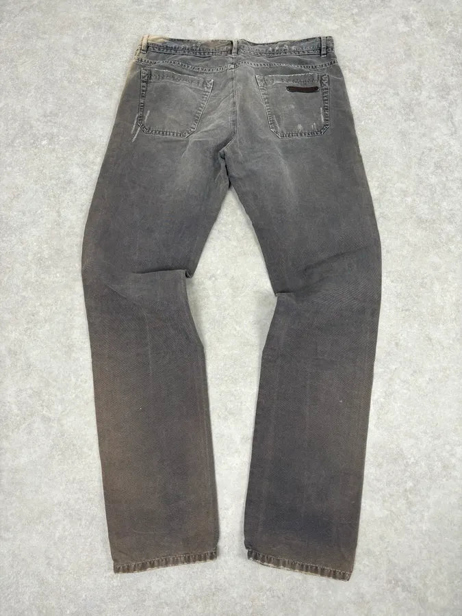 SS2007 Prada Grey Faded Chinos Pants YYnfIDn 5