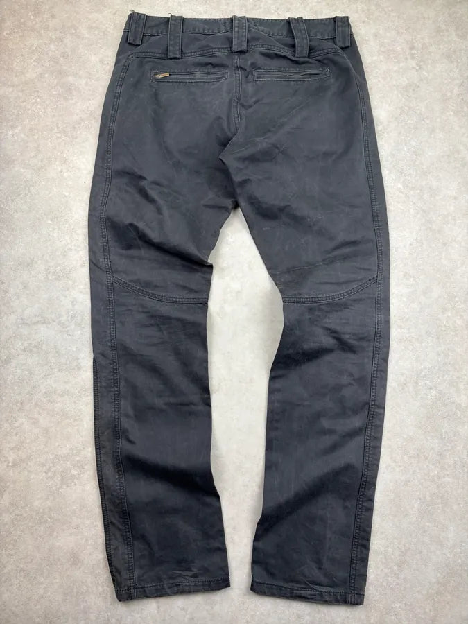 AW2006 Roberto Cavalli Black Biker Denim Jeans YsShqAj 5