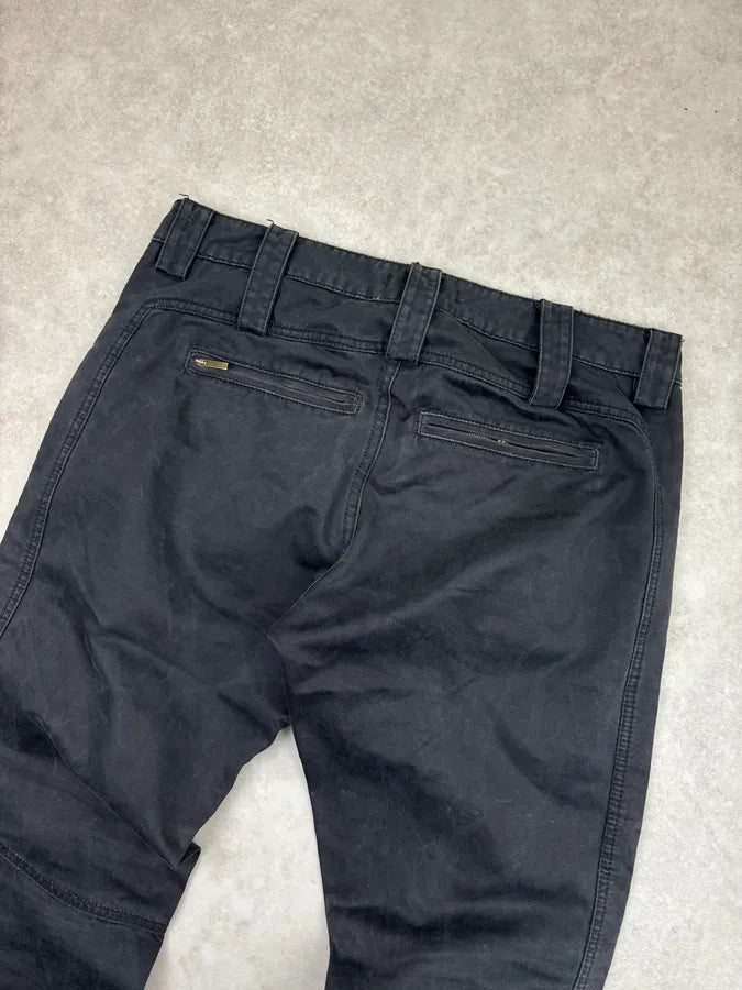 AW2006 Roberto Cavalli Black Biker Denim Jeans YsShqAj 6
