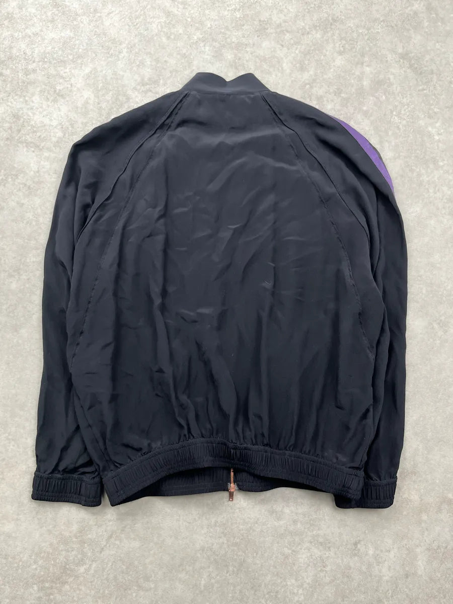 SS2003 Gucci Black Silk Purple Stripe Light Jacket by Tom Ford ecGVYtRF 4