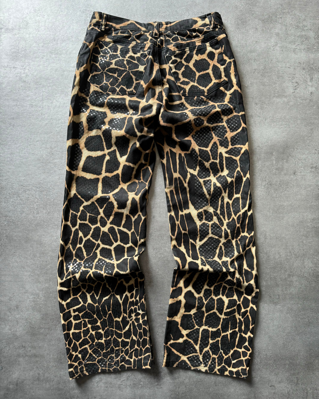 FW2001 Roberto Cavalli Seisma Guava Pants (M) - 6