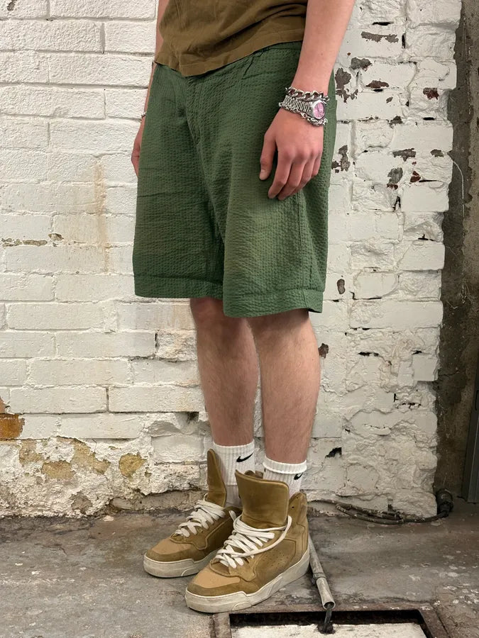 Edmmond Studios Relief Green Shorts mAZTuAt 1