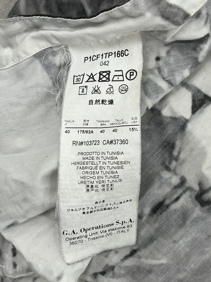 Emporio Armani Abstract Black & White Shirt rtNVDaF 10