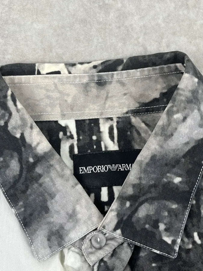 Emporio Armani Abstract Black & White Shirt rtNVDaF 8