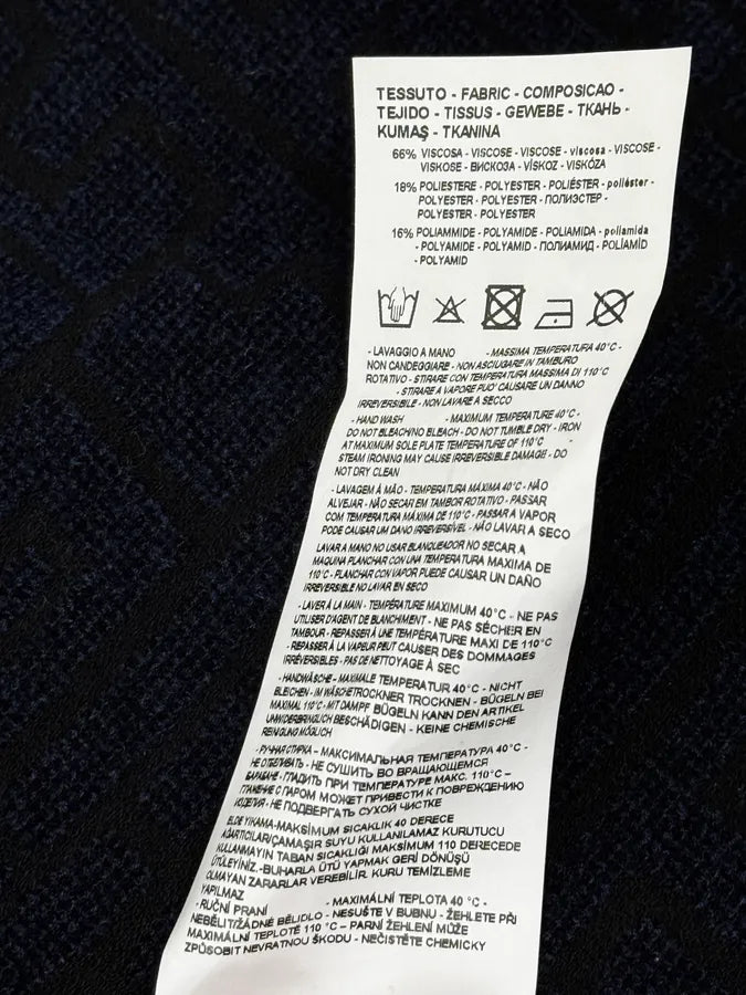 SS2023 Emporio Armani Asymmetrical Navy Textured Jacket eykFKsa 11