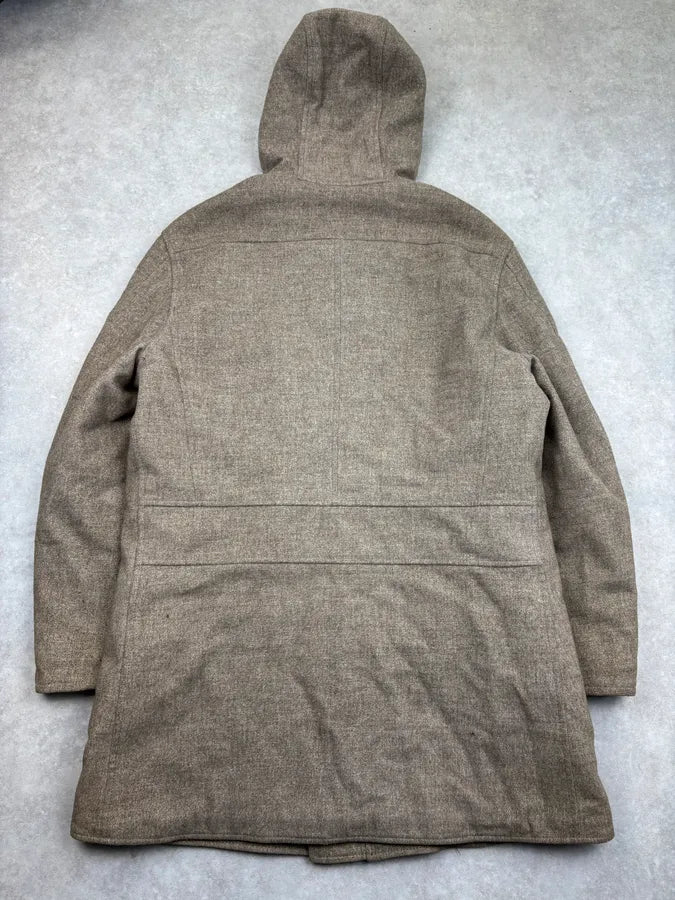 AW2008 Emporio Armani Beige Hooded Long Coat  DUZqETQ 5