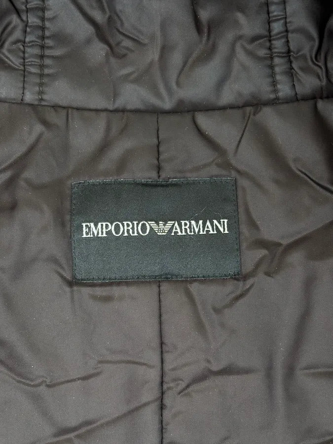 AW2008 Emporio Armani Beige Hooded Long Coat  DUZqETQ 12