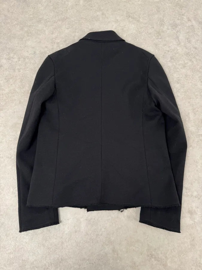 Emporio Armani Black Asymmetrical Officier Jacket kLlDrul 3