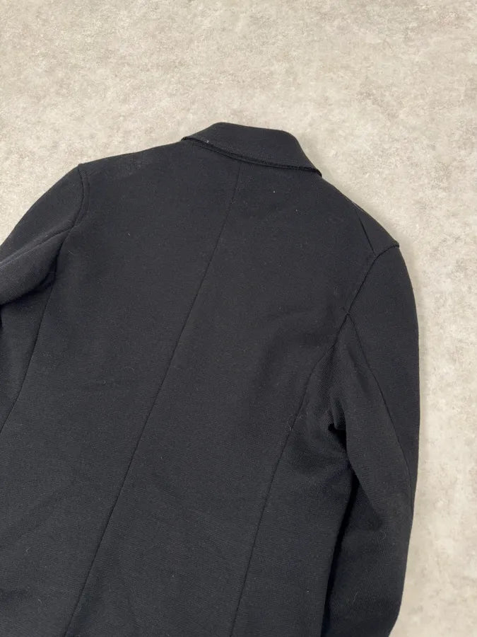 Emporio Armani Black Asymmetrical Officier Jacket kLlDrul 5