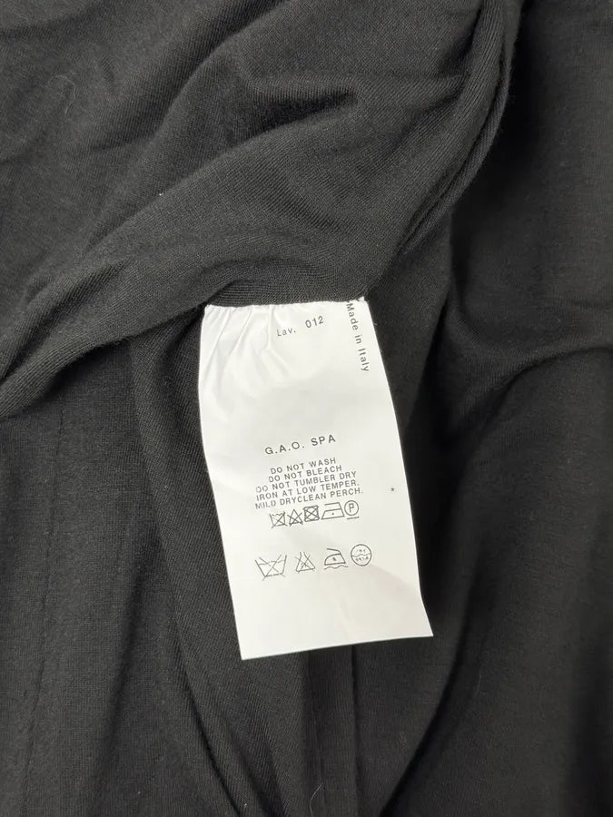 Emporio Armani Black Asymmetrical Officier Jacket kLlDrul 7