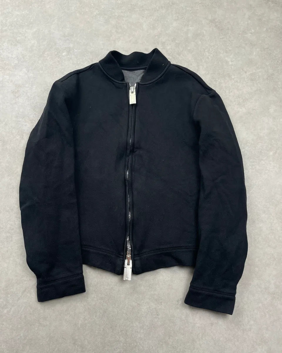 SS2014 Emporio Armani Black Zip-up Sweater smCmpin 0