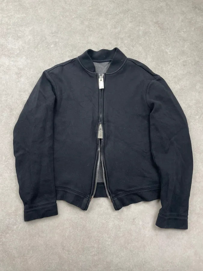 SS2014 Emporio Armani Black Zip-up Sweater smCmpin 5