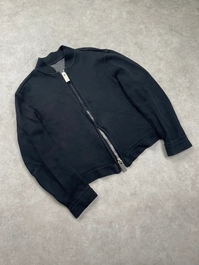 SS2014 Emporio Armani Black Zip-up Sweater smCmpin 4