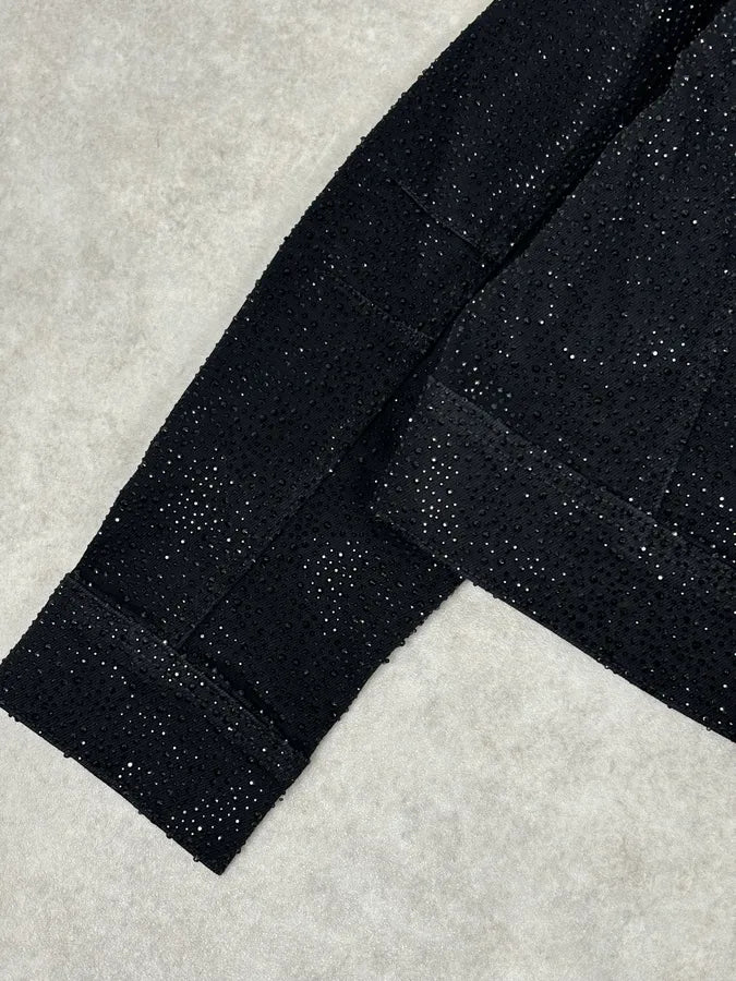 SS2023 Emporio Armani Black Denim Multi-Pocket Denim Jacket xrmErYC 8