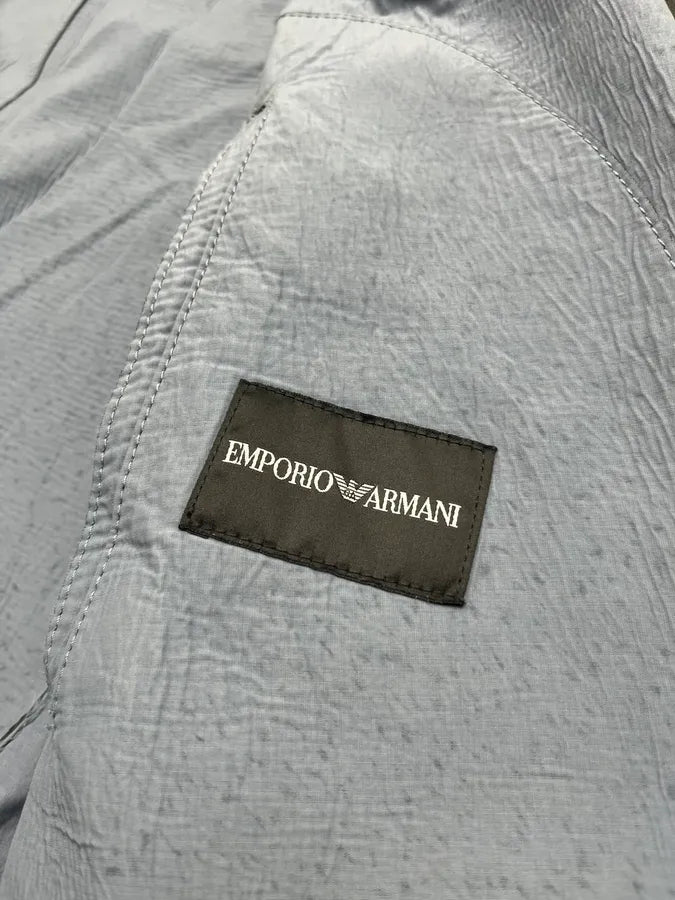 SS2013 Emporio Armani Black Hooded Leather Jacket sRSbBVL 14