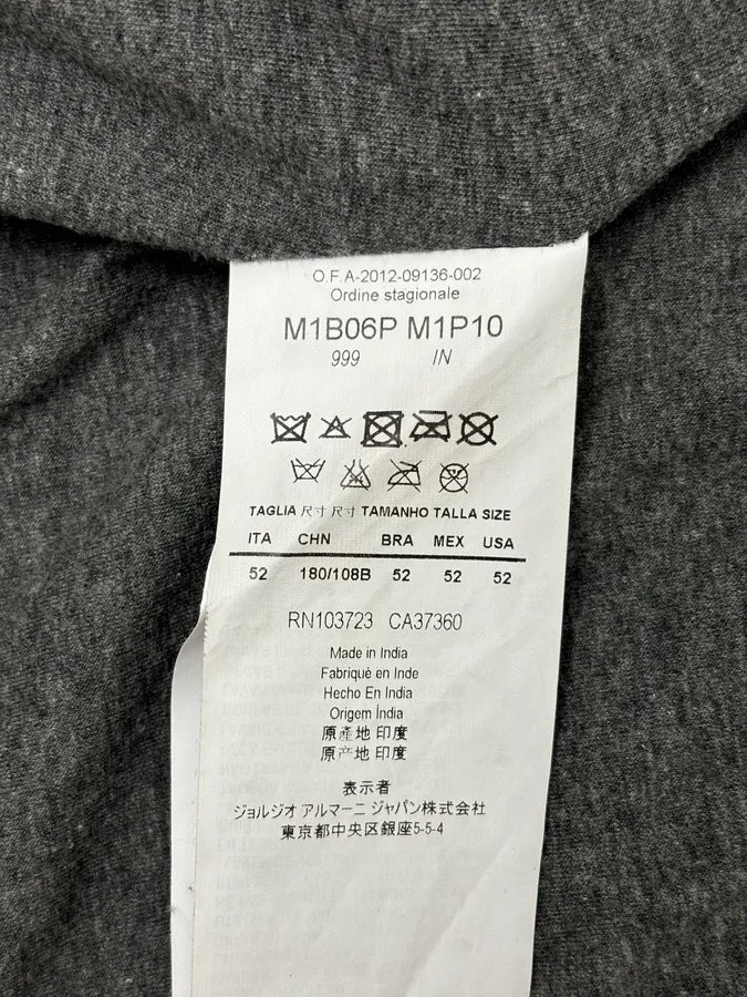 AW2012 Emporio Armani Black Leather Hooded Quilted Jacket JkAAEkR 10