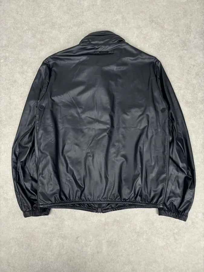 AW2020 Emporio Armani Black Nylon Stretch Hooded Light Jacket jIUEZIh 4