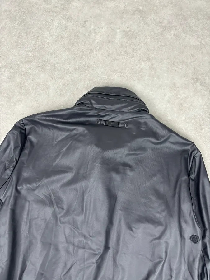 AW2020 Emporio Armani Black Nylon Stretch Hooded Light Jacket jIUEZIh 5